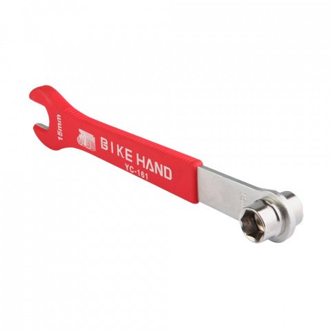 Купить Ключ педальный BIKE HAND YC-161 с головкой для гаек зад.втулки