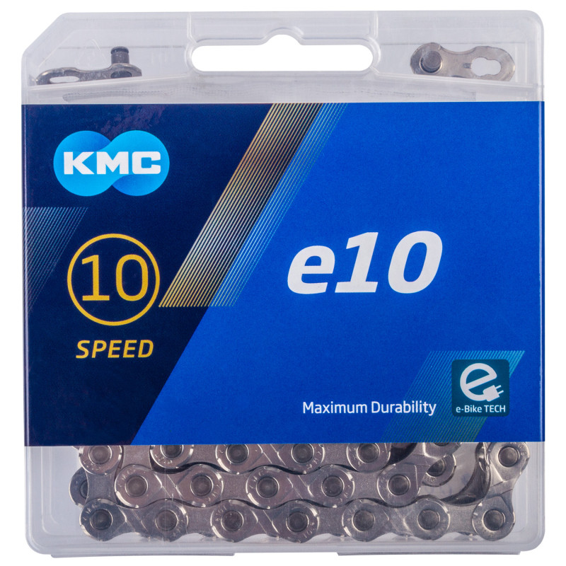 Купить Цепь KMC e10 10 ск., 122 зв., с замком, для e-bike