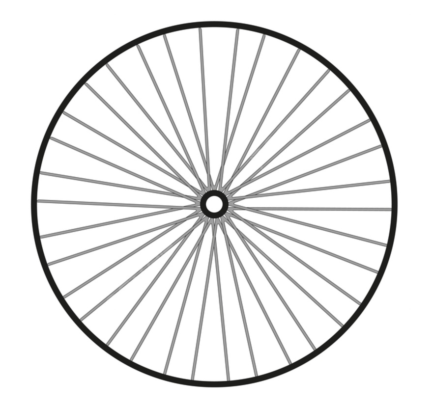 Купить Колесо переднее TRIX 20 дюймов  гайки/одинар./V-Brake/AV для BMX