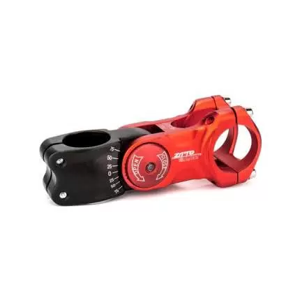 Купить Вынос руля ZTTO с регулируемым углом наклона 5°-70°, 110мм, черный/красный SBL-570DKTFXBL