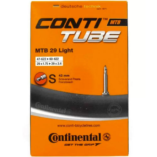 Купить Камера CONTINENTAL MTB Light 29 дюймов x1.75-2.4 дюймов  спортниппель 42 мм