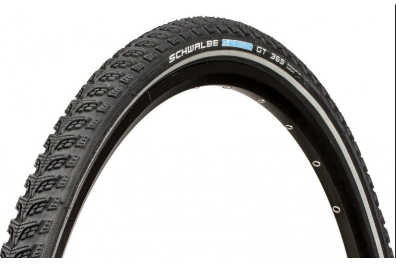 Купить Покрышка антипрокольная SCHWALBE MARATHON GT 365 28x1.75 DualGuard, TwinSkin